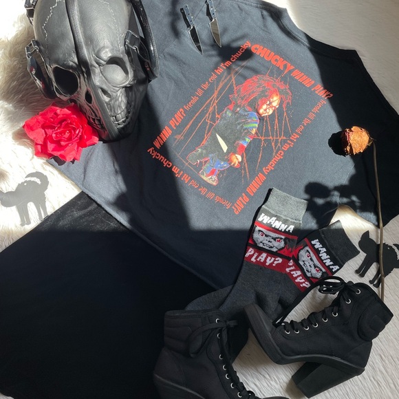 Horror Movie Chucky Childs play Halloween graphic tee - Picture 7 of 16